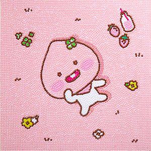 [하비스]DIY 보석십자수 카카오프렌즈 파크 어피치 25x25