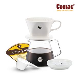 코맥 유리서버 드립세트400ml (DN8) [커피필터/커피드리퍼/서버/핸드드립세트]