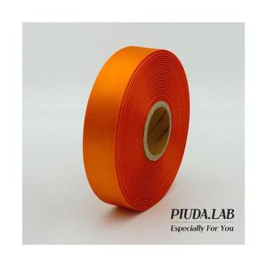 공단리본 오렌지 25mm 45M 1롤/끈 재료 선물 포장 공예