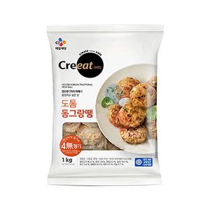 CJ 크레잇 도톰 동그랑땡 1kg x 1봉