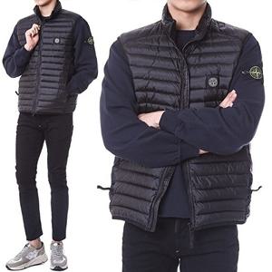 [스톤 아일랜드](명품) 스톤아일랜드 룸우븐 챔버 와펜 패딩 조끼/7715G0224 V0029