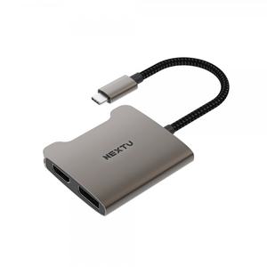 이지넷유비쿼터스 넥스트 NEXT-2273TCH-4K Type C to HDMI+DP 변환 컨버터