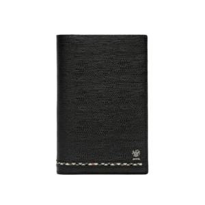 [닥스핸드백] ALEXANDER 블랙 라인 체크 로고 장지갑 DBWA3E621BK