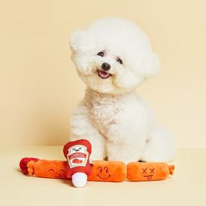 펫토리아 강아지 노즈워크 장난감 소시지와 케찹 세트