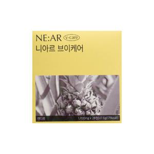 니아르 브이케어 28정 1박스 붓기완화 브로멜라인 파인애플 맛 츄어블 다이어트 캔디_MC