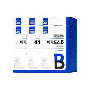 고려은단 비타민B 메가도스B 60정 6개