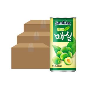 썬키스트 매실 175ml 30캔 3박스 (90캔)