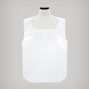 손님용 1회용 부직포 앞치마 100장 화이트 일회용 손님용