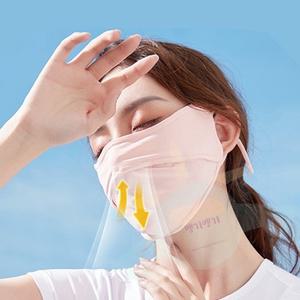 J.ROM 냉감마스크UV차단 쿨 여름 자외선차단골프마스크 여성골프마스크 페이스마스크