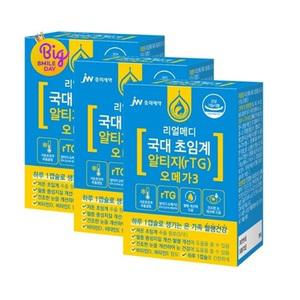 리얼메디 국대 초임계 알티지 rTG 오메가3 x 3박스