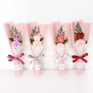 장미꽃다발,카네이션 비누꽃,미니꽃다발,답례품,꽃선물