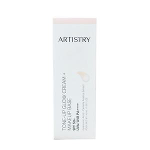 암웨이 아티스트리 톤업 글로우 크림 40 ml SPF50+ 핑크빛 글로우 톤업