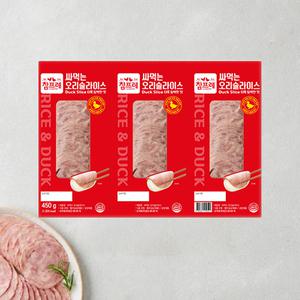 참프레 싸먹는 오리 슬라이스 450g x2개 / 훈제 오리고기 햄