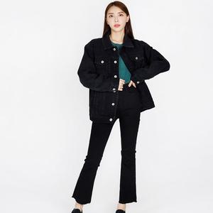 KMOMENT 여성청자켓 빈티지자켓 여자청자켓 여자청자켓블랙