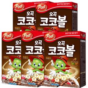 동서 포스트 오곡코코볼 570G x 5개