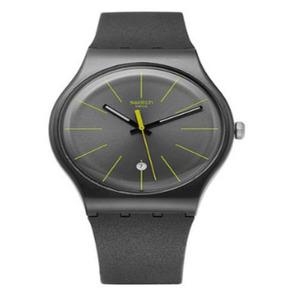 스와치 공용 Swatch Essentials CHARCOLAZING 쿼츠 우레탄시계 SUOB404