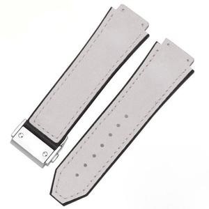 위블로 빅뱅 시계 호환 26x19mm 러버 밴드 레더 스트랩 우레탄 젤리 가죽 시계줄
