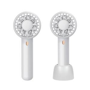 Coms 미니 더블팬 핸디선풍기 화이트 휴대용 듀얼팬