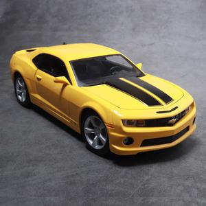 마이스토 1:18 쉐보레 카마로 SS 2010 옐로우 자동차다이캐스트 모형차 장난감