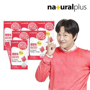 맛있는 철분 비타민 딸기맛 30포 6박스 / 성장기 아이 철분제 어린이 영양제