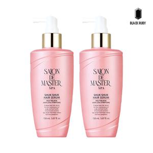 살롱드마스터 슉슉 헤어세럼 시즌2 핑크에디션 150ml x2 + AHC 1ml 2매