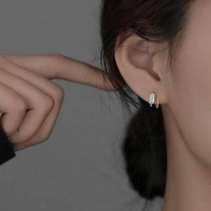 [OFM847OS]귀걸이 여자 은 선물포장 엠스타일 실버 순은