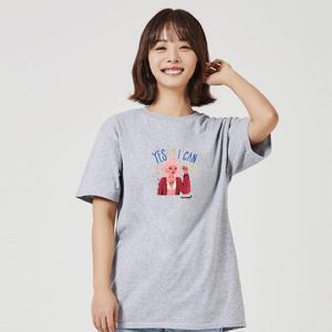 [OFK40OP3]할수있다 yes i can 자신감 용기 좋은글 후드티