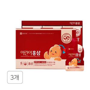 종근당건강 어린이홍삼 20ml x 30포 3개 TD