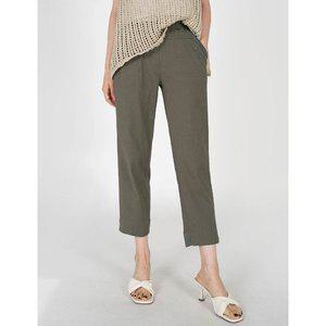 [기타][Linen 밴딩팬츠][~XL] 단추마8부배기