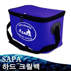 사각크릴백 小 블루색/다용도 방수통,밑밥통,삐꾸통,방수망 낚시 보조가방