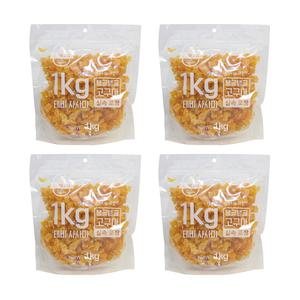 테비 사사미 1kg 탱글탱글 고구마 큐브 x4개 대용량 강아지간식