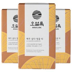 오설록 홈카페 티백 제주 삼다 영귤 티백 1.5g 20개입 3개