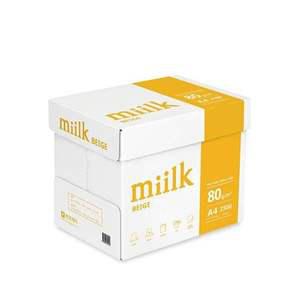 [밀크] 눈이 편한 베이지 미색 복사용지 A4용지 A4 80g 2500매 1박스 SAMU(A)