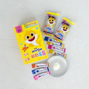 핑크퐁아기상어 비타톡톡 어린이 키즈 비타민C 10개입 입안에서 톡톡 터지는 팝핑 캔디 사탕 간식 추천 5개