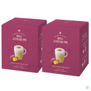할리스 고구마 크림 라떼 스틱 음료 간식 20p X 2