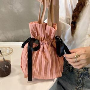 [XB5JK085]비비드 토드형 에코백 주름가방 주름백 토드백