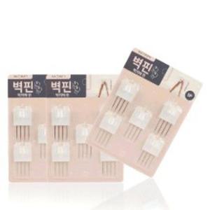 [RGL65N4T]벽핀 5p 1세트 벽걸이 후크 액자 옷고리 파티션