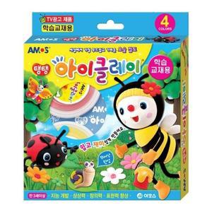 [XB370776_47]아모스 탱탱 아이클레이 18g x 4개 학습용 점토
