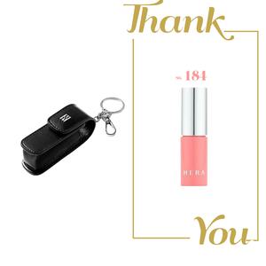 헤라 블랙 키링 & 헤라 센슈얼 피팅 클로우 틴트 184호 픽셀핑크 미니 1.4g 세트