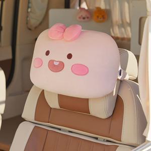 카카오 자동차량용 목쿠션 헤드레스트 리틀 어피치