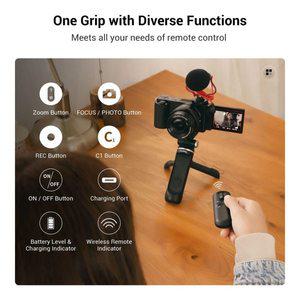 SmallRig SR-RG1 확장형 원격 무선 카메라 촬영 그립 브이로그 삼각대 셀카봉 소니 A6700 ZV-E10 ZV-E1 A66