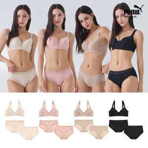 [푸마]푸마 바디웨어 여성 에어 서포트 브라팬티 세컨팬티 12종세트