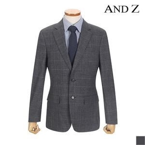 [지오지아][앤드지] 그레이 멜란지 글렌 체크 패턴 정장자켓 (BZZ3SB1107)