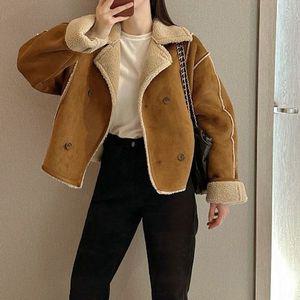 [오너클랜]격식룩 데이트룩 데일리 스웨이드 더블버튼 자켓