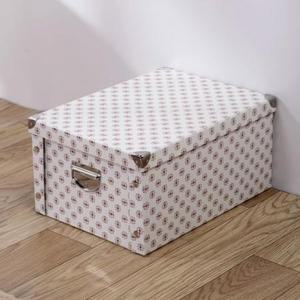 스타일 종이 리빙 박스 40 x 25 cm 06 꽃 × 1개