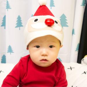 크리스마스 큐티 아기산타 유아 산타모자 두돌아기 어린이집 유치원