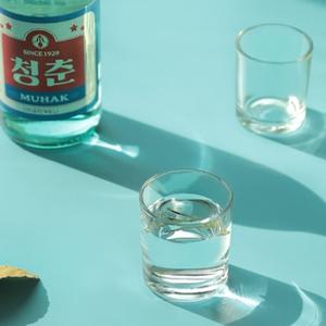 민자 스트레이트 소주잔 큰거 심플 예쁜 감성 술잔 한입 원샷