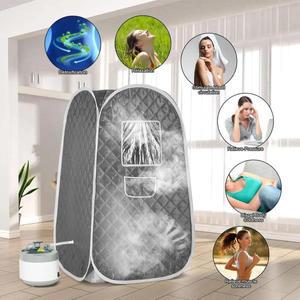 휴대용 스팀 사우나 텐트, 전신 개인 홈 스파, 리모컨, 4L, 1600W 사우나 스티머 머신