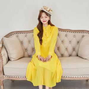 [JHORS119_51]교복몰 옐로우 프릴 경성의복 개화기