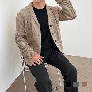 [BZHJHH56_51]이너 남자 니트가디건 가을 남자친구 봄